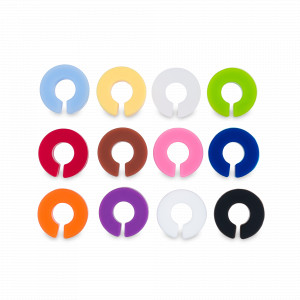 Набор из 12-ти маркеров для бокалов Round, силикон, мультиколор, серия Bar Craft, HOMEFEEL, Россия, Барные аксессуары для коктейлей