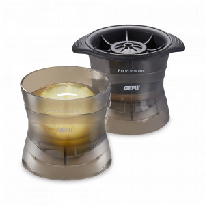 Форма для льда GLOBE, 2 штуки, 6 см, пластик, силикон, прозрачный, GEFU, Германия, Аксессуары для напитков GEFU