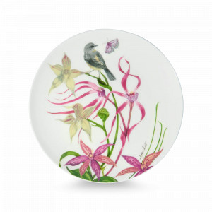 Тарелка десертная Малиновка, 20 см, фарфор, белый, декор, серия Lyric, MAXWELL WILLIAMS, Австралия, Lyric MAXWELL & WILLIAMS