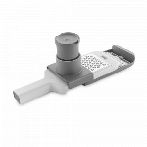 Терка с 4-мя сменными насадками и контейнером, нержавеющая сталь 18/10, пластик, серый, серия Z-Cut, ZWILLING J.A. HENCKELS, Германия, ZWILLING (Германия)