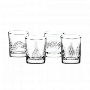 Набор из 4-х стаканов для виски, хрусталь, серия Elements, VISTA ALEGRE, Португалия, Набор стаканов для виски