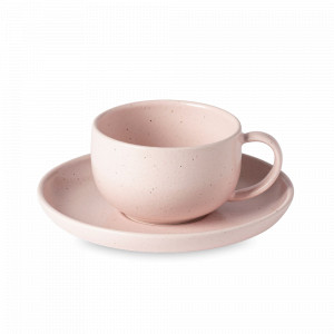 Пара чайная Marshmellow, 220 мл, керамика, розовый, серия Pacifica, COSTA NOVA, Португалия, Чайные пары