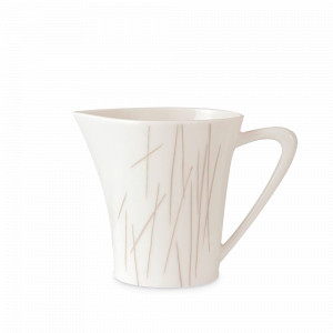 Молочник , 290 мл, фарфор, белый, декор, серия Boreal Swing, GUY DEGRENNE, Франция, Сливочники