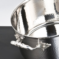 Кастрюля из нержавеющей стали, 2 л, диаметр 16 см, высота 9,5 см, крышка с посеребренной декорированной ручкой, серия Opus Prima, RUFFONI, Италия_00792300046753508168.jpg