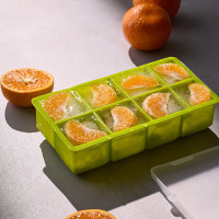 Форма с крышкой Ice cubes, на 8 кубиков 4.8 х 4.8 см, силикон, зеленый, серия Freeze, SMART SOLUTIONS, Китай_00822870061413881115.jpg