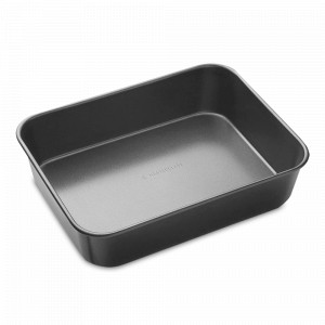 Форма для запекания с антипригарным покрытием, 34 х 26 х 7,5 см, сталь, графит, серия MasterClass, KITCHEN CRAFT, Великобритания, Формы для выпечки Kitchen Craft