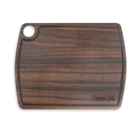 Доска разделочная композитная c желобом, 29х22см, орех, серия Fashion, ComposeEat, Россия