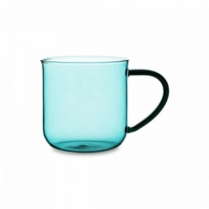 Кружка , 400 мл, боросиликатное стекло, синий, серия Minima, VIVA Scandinavia, Дания, Большие кружки
