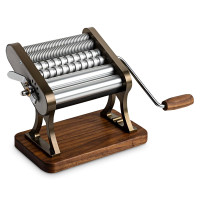 Машинка для приготовления пасты ручная Otello Heritage, алюминий, нержавеющая сталь, дерево, серия Classic, MARCATO, Италия