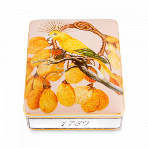 Шкатулка , 15 х 11 см, фарфор, декор, серия Amazonia, VISTA ALEGRE, Португалия, Шкатулки