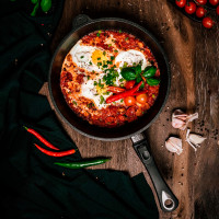 Алюминиевая сковорода с антипригарным покрытием, 26 см, съемная ручка, литой алюминий, серия Frying Pans, AMT, Германия_00806350047572067200.jpg