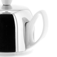 Чайник заварочный с колпаком, 450 мл, фарфор, нержавеющая сталь, белый, серия Salam, GUY DEGRENNE, Франция_00802430052776072446.jpg