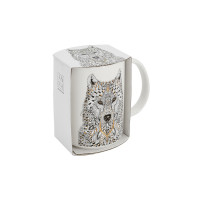Кружка Волк, 500 мл, фарфор, белый, декор, серия Wild, ANNA LAFARG, Китай_00819440040720047751.jpg