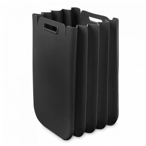 Корзина складная Eco Packly, переработанный плаcтик, 25 х 45 х 30 см, черный, GUZZINI, Италия, Интерьер GUZZINI