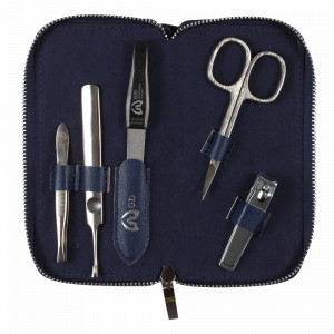 Набор маникюрный в футляре, 5 предметов, GD, Германия, Мужской маникюрный набор