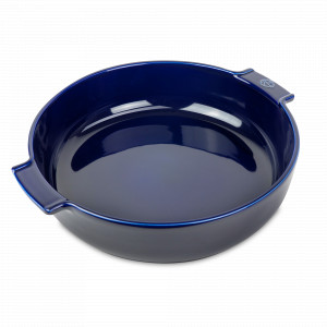 Форма круглая для запекания, 34 см, 3.8 л, керамика, синий, серия Blue, PEUGEOT CERAMIC, Франция, PEUGEOT CERAMIC (Франция)