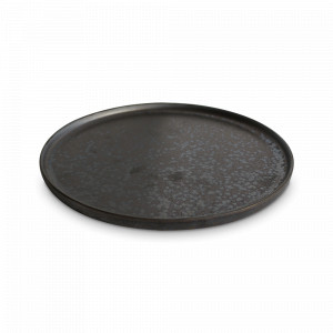 Блюдо круглое с бортом Brown, 29 см, каменная керамика, коричневый, черный, серия Umberto, ROOMERS TABLEWARE, Нидерланды, ROOMERS TABLEWARE (Нидерланды)