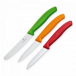 Набор из 3 кухонных ножей для овощей и фруктов Swiss Classic, VICTORINOX, Швейцария, VICTORINOX (Швейцария)