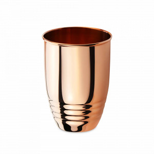 Стакан , 200 мл, 8 х 6.5 см, медь, серия Медная посуда, Кольчугинский Мельхиор, Россия, Чашки и подстаканники Кольчугинский мельхиор