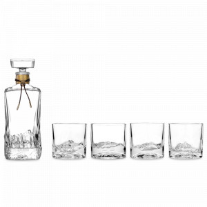 Набор из 5-ти предметов для виски American Peaks, хрустальное стекло, серия Liiton, VIVA Scandinavia, Дания, Скидка до -20% на Viva Scandinavia