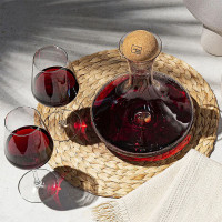 Декантер с пробкой, 1 л, стекло, VACU VIN, Нидерланды_00813720045042807376.jpg