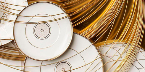 Фарфоровые блюдца