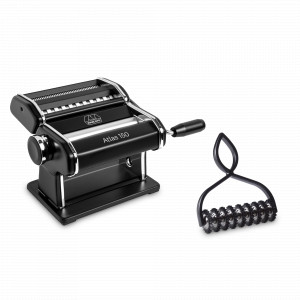 Машинка для приготовления пасты электрическая ATLAS 150, алюминий, нержавеющая сталь, пластик, черный, серия Classic, MARCATO, Италия, MARCATO (Италия)