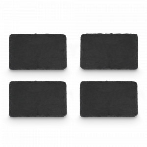 Набор сервировочных досок, 4 предмета, 16 х 10 см, камень, черный, BOSKA, Нидерланды, BOSKA (Нидерланды)