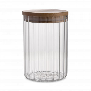 Банка для сыпучих продуктов, 700 мл, стекло, бамбук, серия Grand, ANNA LAFARG, Китай, Grand ANNA LAFARG
