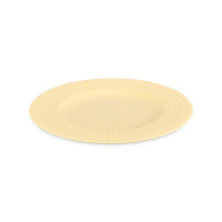 Тарелка обеденная, 27 см, фарфор, желтый, рельеф, серия Луч, DECOR DE TABLE, Россия_00818940064157285999.jpg