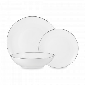 Сервиз обеденный на 4 персоны, 12 предметов, фарфор, белый, серия White Platinum, MAXWELL WILLIAMS, Австралия, MAXWELL & WILLIAMS (Австралия)
