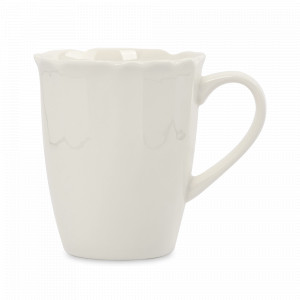 Кружка , 400 мл, фарфор, белый, серия White Ocean, ANNA LAFARG, Китай, 