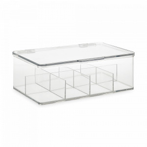 Органайзер с крышкой, 27 х 17 см, термопластик, прозрачный, серия Keep In, SMART SOLUTIONS, Китай, 