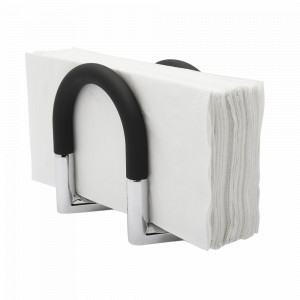 Держатель для салфеток Squeeze, материал: нержавеющая сталь, размер: 11,5 х 7 х 9 см, цвет: черный, никель, UMBRA, Канада, UMBRA (Канада)