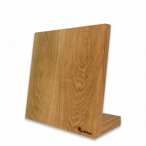 Подставка магнитная для 5-и ножей KS002LSON, 26 х 25 х 12,5 см, дерево дуб, WOODINHOME, Россия, Подставки под ножи