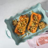 Блюдо прямоугольное для запекания Robins egg blue, 44 х 26 см, керамика, голубой, серия Cook&Host, COSTA NOVA, Португалия_00819310052895219294.jpg