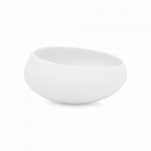 Салатник скошенный SABLE, 12 см, 300 мл, фарфор, белый матовый, серия Gourmet, GUY DEGRENNE, Франция, Gourmet GUY DEGRENNE