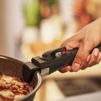 Сковорода с антипригарным покрытием со съемной ручкой, 20 см, алюминий, серый, серия Torre, BALLARINI, Италия_00818120065226394875.jpg