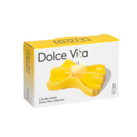 Подсвечник для одной свечи, 6.5 х 10 см, керамика, желтый, серия Dolce Vita, DOIY, Испания_00821710058736421206.jpg