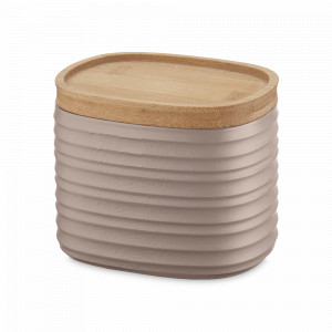 Банка для хранения с крышкой, 500 мл, пластик, розовый, серия Tierra, GUZZINI, Италия, Емкости для хранения сыпучих продуктов