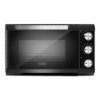 Печь - мини, 20 л, нержавеющая сталь, пластик, черный, CASO, Германия