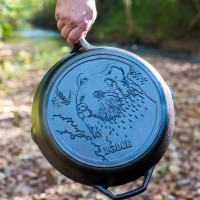 Чугунная сковорода с толстым дном, диаметр: 30 см, LODGE, США_00796610045067661621.jpg