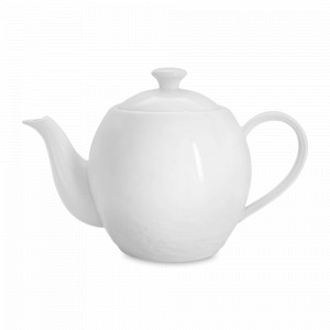 Чайник заварочный, 850 мл, фарфор, белый, серия Rock, HOME &amp; STYLE, Китай, Китайские заварочные чайники