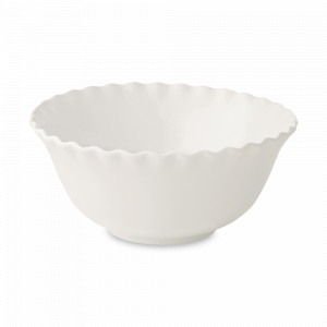 Салатник, 20 см, фарфор, белый, серия Onde, EASY LIFE (R2S), Италия, Салатники фарфоровые белые