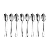 Набор кофейных ложек, 8 штук, сталь 18/10, серия Radford Bright, ROBERT WELCH, Великобритания, 