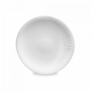 Тарелка пирожковая, 14 см, лиможский фарфор, белый, серия Supernature, GUY DEGRENNE, Франция, GUY DEGRENNE (Франция)