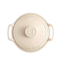 Кастрюля с крышкой Sublime, 4 л, керамика, 28 см, кремовый, серия Delight, EMILE HENRY, Франция_00814060049189026252.jpg