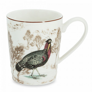 Кружка Охота, 400 мл, керамика, белый, декор, серия Imari, ANNA LAFARG, Китай, Белые кружки
