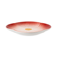 Блюдо сервировочное Spring, 29 см, фарфор, красный, серия Blossom, TKANO, Китай