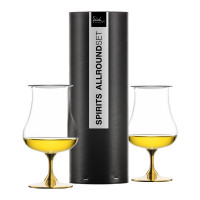 Набор из 2-х бокалов для крепких напитков, 220 мл, декор - золотой, хрустально стекло, серия Gentleman, EISCH, Германия_00817070057977427600.jpg